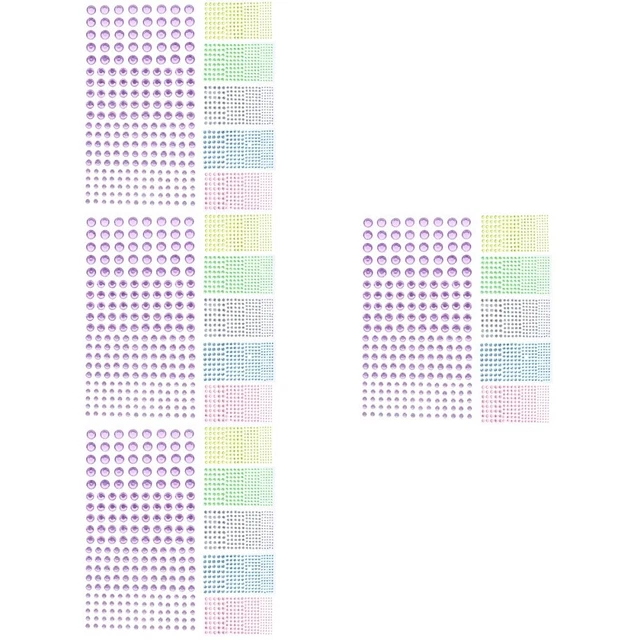 24 Blätter Strasssteine Glitzer Gesichtsstrass Pro Nagelkunst