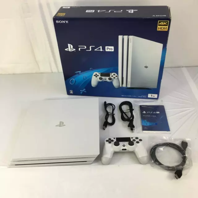 PS4 Glacier white Pro 1TB Console Box Sony PlayStation 4 [BOX]