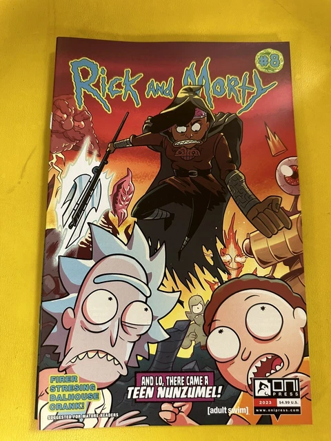 RICK AND MORTY #8 Unread 2023- COVER A FRED C STRESING (MR) ONI PRESS 🐶
