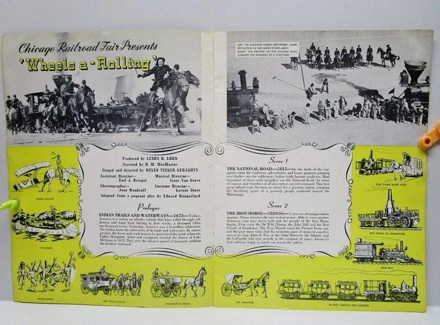 Vintage - Chicago Railroad Fair - Guide Book and Program - Chicago 1949 3