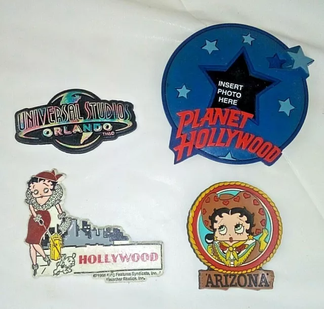 Souvenir Refrigerator Magnets:Planet Hollywood Betty Boop,Universal Studios