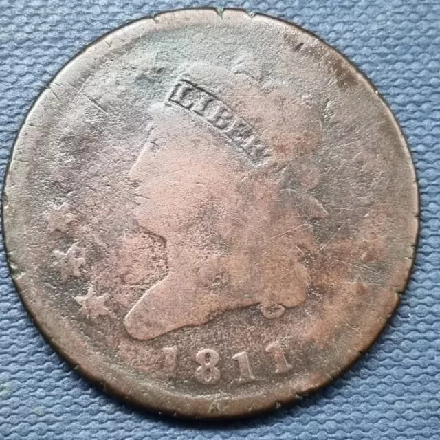 1811 Classic Head Large Cent 1c Nicely Circulated #62660