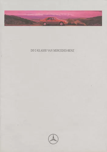 Mercedes C-Klasse Prospekt NL 1993 3/93 brochure broszura prospectus catalogus