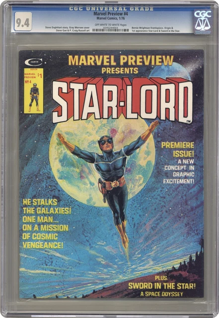 Marvel Preview #4 CGC 9.4 1976 0245244003 1st app. and origin Star-Lord