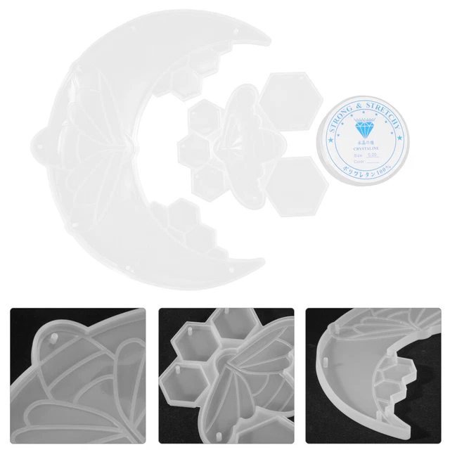 Stampo In Silicone Per Collane E Orecchini Fai Da Te - Stampi Per Resina Epossidica, Argilla E Gioielli - Forme Geometriche Varie - 3