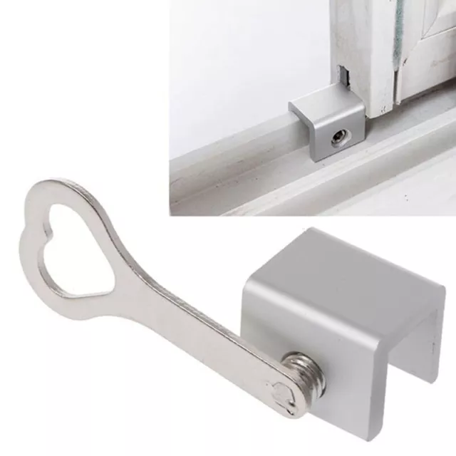 Sliding Window Lock Padlock Stop Door Lock Frame Security Lock Safety Key Loc-UL 2