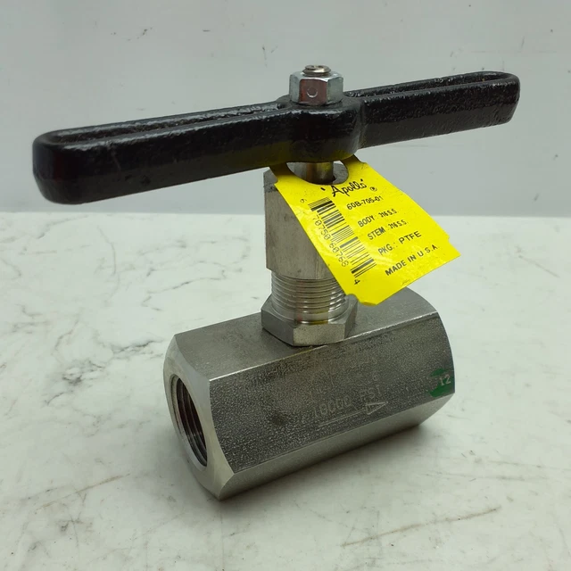 Apollo Valves Globe Valve, 1 in. FNPT, 316 Stainless Steel, 60B70501