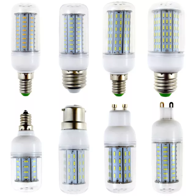 E14 E27 B22 GU10 G9 10W 15W 20W 25W 30W LED Maíz Bombilla 4014 SMD Luz 220V Luz