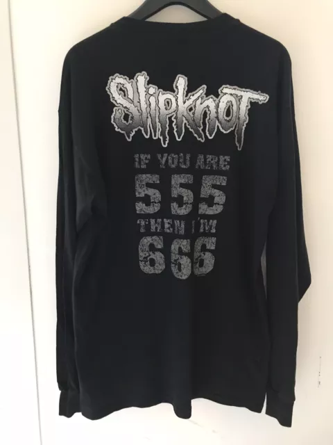 SLIPKNOT - LONG Sleeve Vintage T Shirt - 2001 £75.00 - PicClick UK
