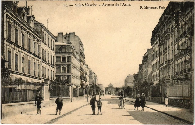 CPA AK St.Maurice Avenue de l'Asile FRANCE (1283027)