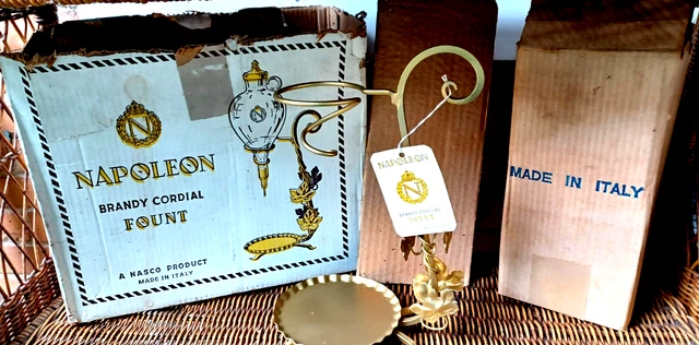 Napoleon Brandy Cardinal Fount Vintage Brandy Wine Aerator Decanter Dispenser