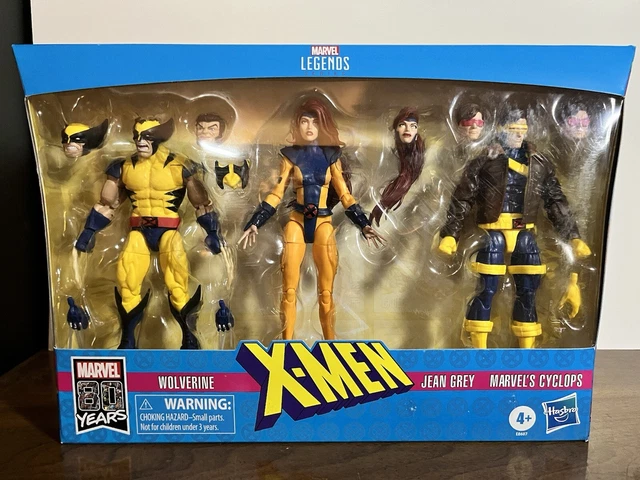 MARVEL LEGENDS LOVE Triangle 3 Pack Cyclops Wolverine Jean Grey NIB ...