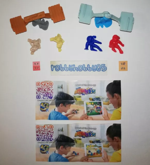 Serie Completa Giostrine (Vv120 - Vv311) + 2 Bpz Kinder Italia 2020/2021
