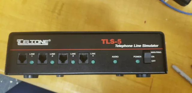 TELTONE TLS-5 Telephone Line Simulator ( Full PN# TLS-5C-01)