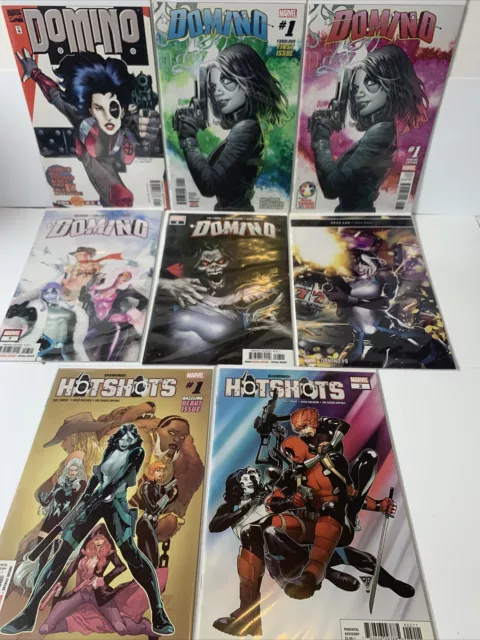 Domino Lot ( Marvel) Hotshots Deadpool Morbius Black Widow