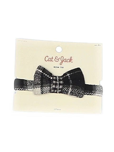 NWT Cat & Jack Boys Gray Bowtie One Size
