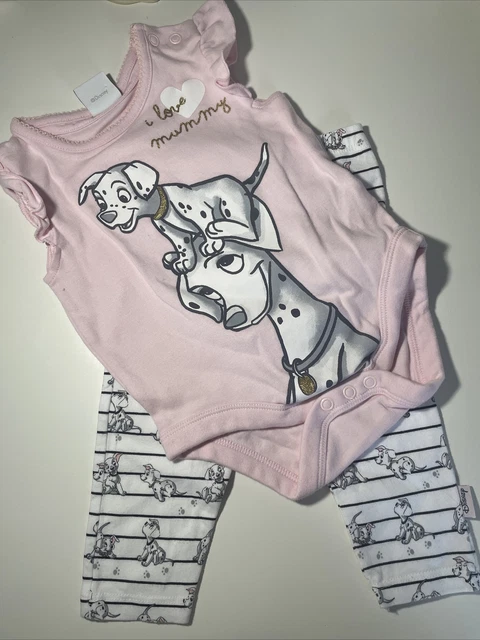 101 Dalmatian’s girls 6-9 months Disney baby f+f set