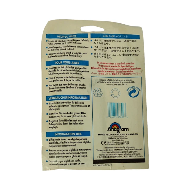 VINTAGE 1990'S LOONEY Tunes Trick or Tweet Anagram Mylar Balloon