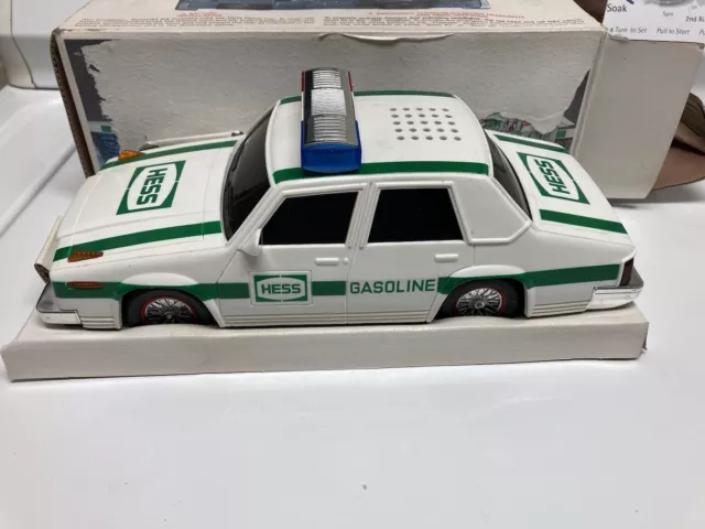 Hess 1993 Toy Truck Patrol Car New in box!! The Box Has Damage/paper.