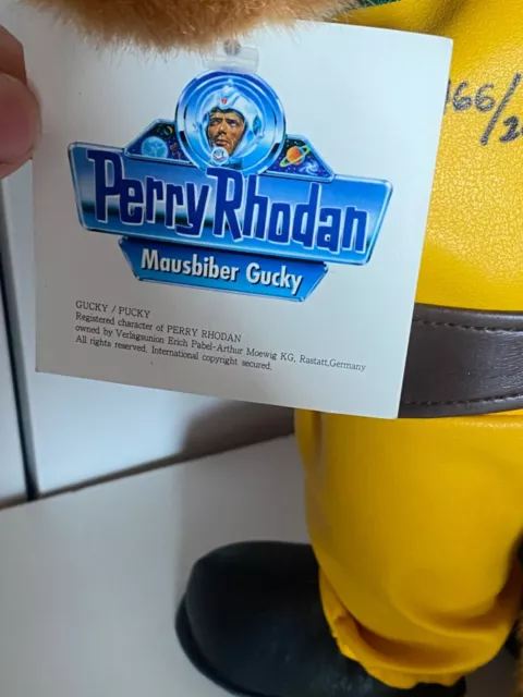 Perry Rhodan HJB Sammelfigur aus Stoff Mausbiber Gucky 33,5 cm groß 3