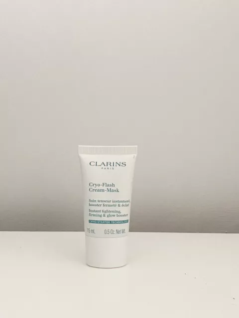 Clarins Cryo-Flash Cream Mask Booster 15ml New Sealed
