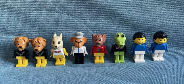 VINTAGE LEGO FABULAND Figures x 8 Mouse Monkey Crocodile Lion Minifig Duplo 17.99 PicClick UK