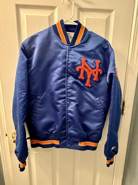 Vintage 80's Starter New York Mets Satin Jacket Size M