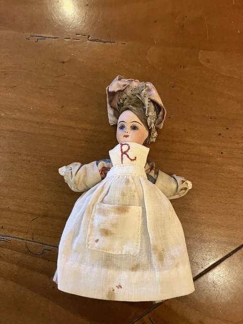 2 POUPÉE DE poche mignonnette ancienne biscuit 10jt25 EUR 42