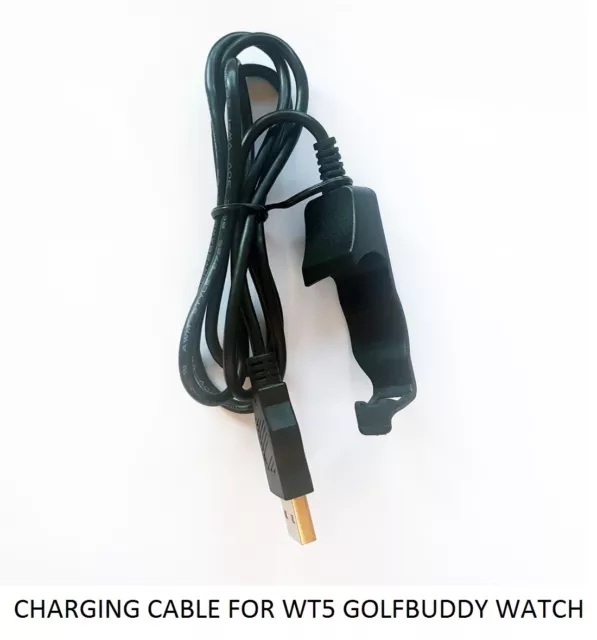 WT5 USB CHARGING Cable For Golf Buddy Watch New Golfbuddy W T 5