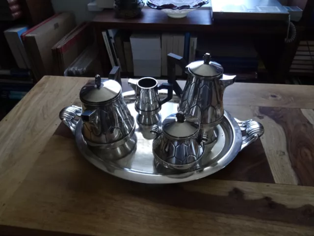 Wunderschönes 5teiliges Art Deco Service 5 teilig Kaffee, Teeservice
