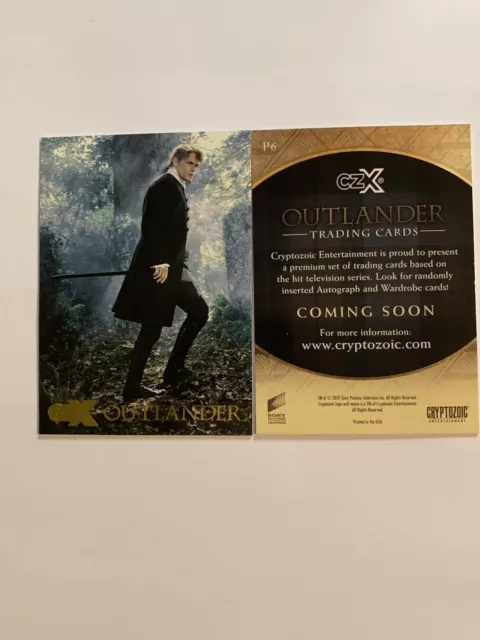 SDCC 2019 Cryptozoic CZX OUTLANDER P6 Jamie Fraser Promo Premium Trading Card