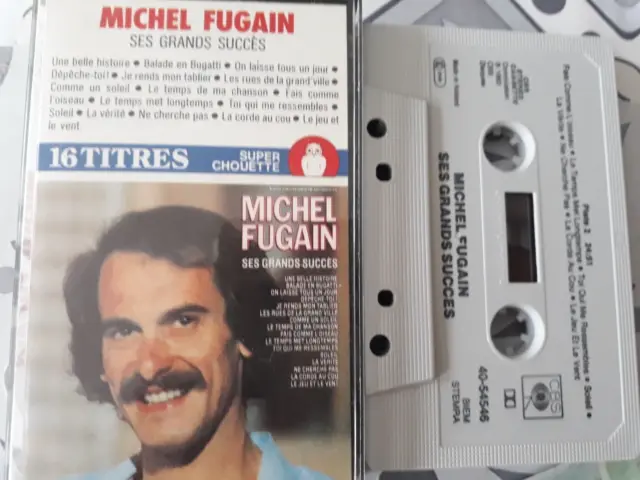 Michel Fugain Ses Plus Grands Succes  K7 Cassette Audio Tape Holland 1983