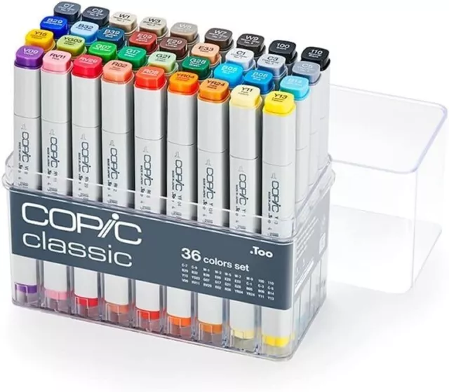 Copic Classic Sketch Marker 36 Color C Set Artist Markers JAPAN BRAND NEW