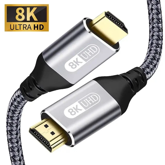 TechExpert Cable hdmi 2.1 8K 4K professionnel ultra HD 2160p eARC HDR  48GB/Sec.