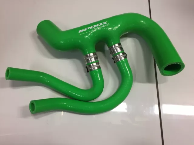 Citroen Saxo VTS 1.6 16v Top Radiator Silicone Hose (with oil cooler) - GREEN