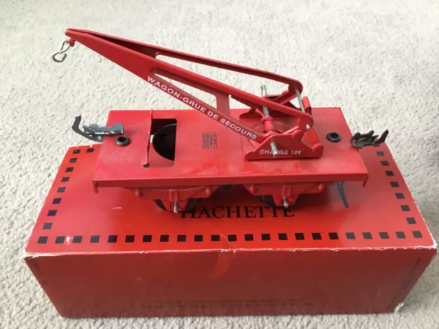 Hornby O Gauge M Series Red Breakdown Crane french original box Free p&p #131