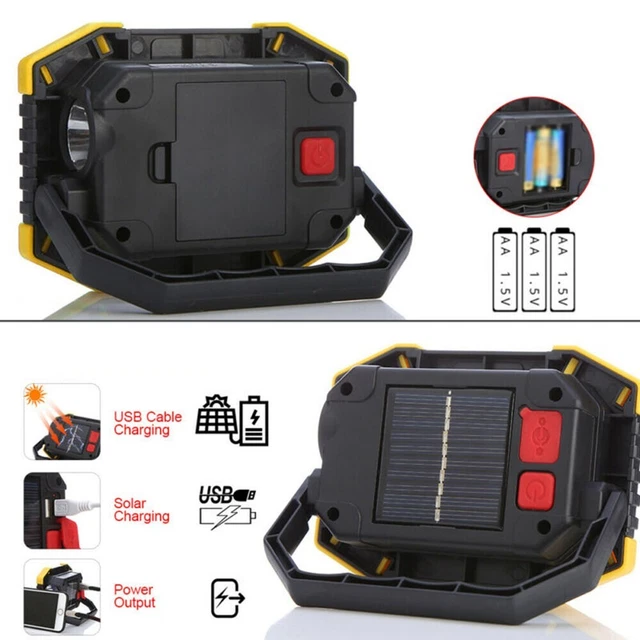 Super Durevole 50W Ricaricabile LED Luce da Lavoro Urto E Vibrazione Resistente