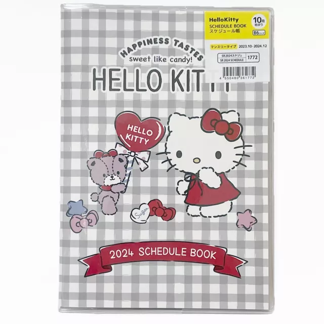 SANRIO HELLO KITTY B6 Diary Planner 2024 Schedule Book Weekly (Horizontal Ruled) £35.58