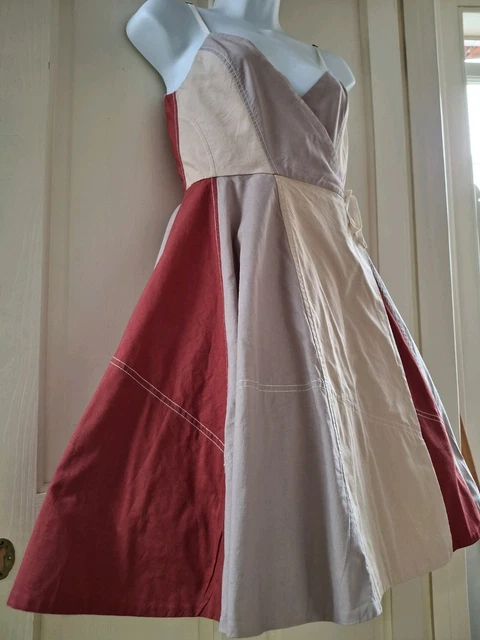 RARE ALL SAINTS Flag Dress UK6 8 Wrap Vintage RaRa Petticoat 50s style  39.18 - PicClick UK