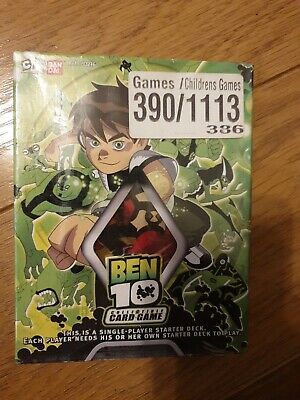 BEN 10 COLLECTIBLE CARD GAME STARTER SET A NEW/SEALED 