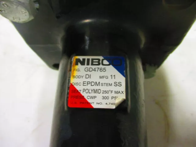Butterfly Valve NIBCO GD4765 10" 300 PSI Grooved End / EPDM Disc / Polymide Seat 2