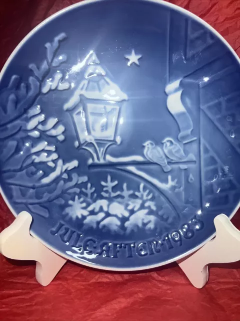 B & G Christmas Plate JULE AFTER Bing & Grondahl 1983