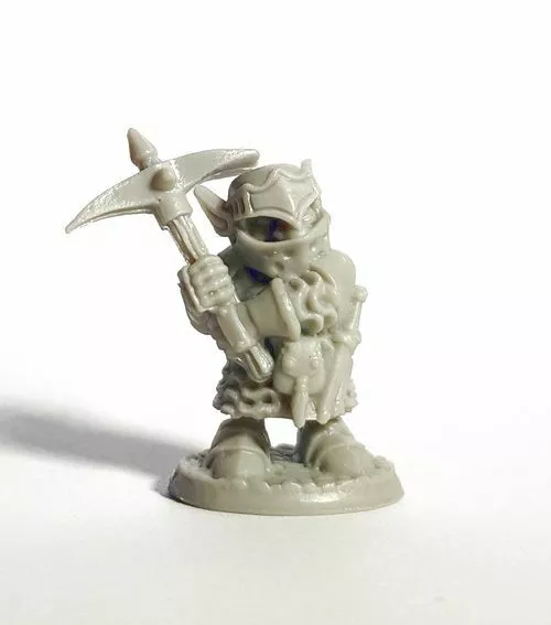 1x DEEP GNOME WARRIOR - BONES REAPER figurine miniature rpg jdr darkreach 44060r