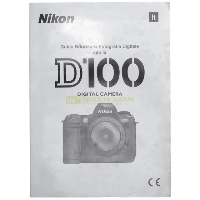 Manuale originale per fotocamere Nikon D100 Libretto istruzioni italiano Guida 2