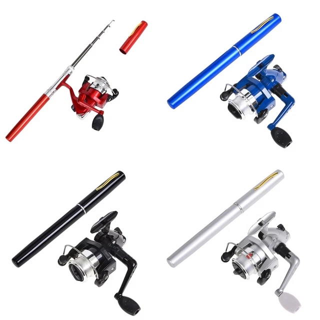 Mini Spinning Wheel Travel Fishing Rod Tool Set for Fishing Sea Salt/Freshwater