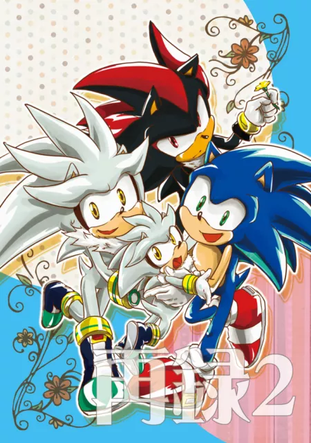 Sonic the Hedgehog Doujinshi Sonic , Silver , Shadow (B5 20pages