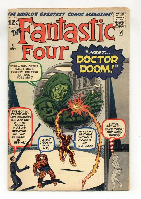 Fantastic Four #5 GD/VG 3.0 1962 1st app. Doctor Doom