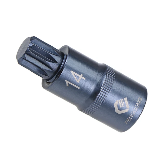TRIPLE SQUARE SPLINE Bit Socket M14 Bit 1/2