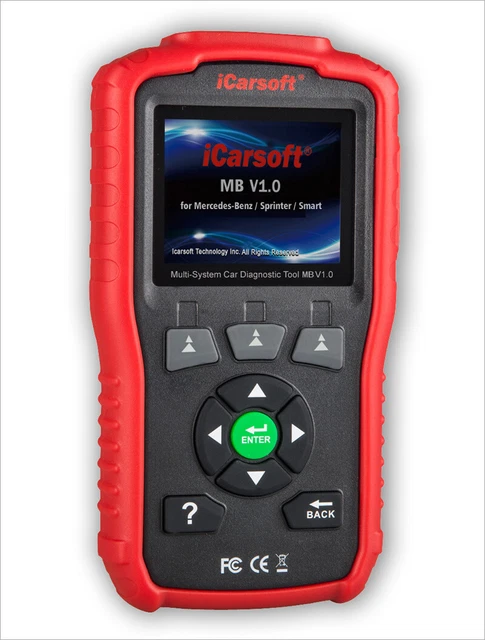 Dispositivo diagnostico iCarsoft MB V1.0 diagnosi profonda per Mercedes Classe M W163