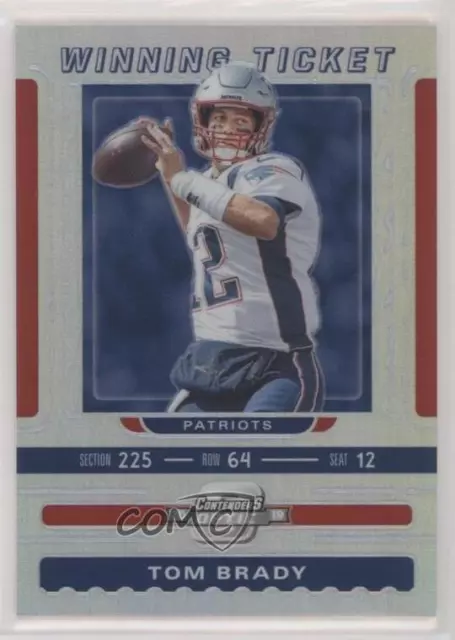 2019 Panini Contenders Optic Winning Tickets /165 Tom Brady #WT-TB